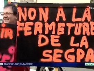 éducation : manif à St-Lô contre la suppression de postes