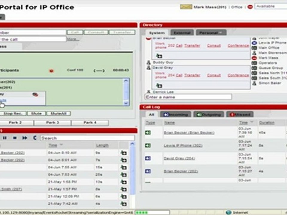Setting Up A Conference Call in Avaya OneX Portal For IP Off