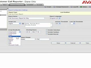 Running A Call Summary Report in Avaya IP Office Customer Ca