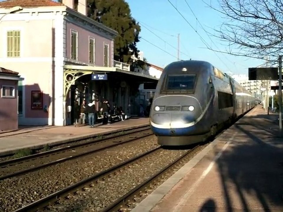 tgv leaving Nice