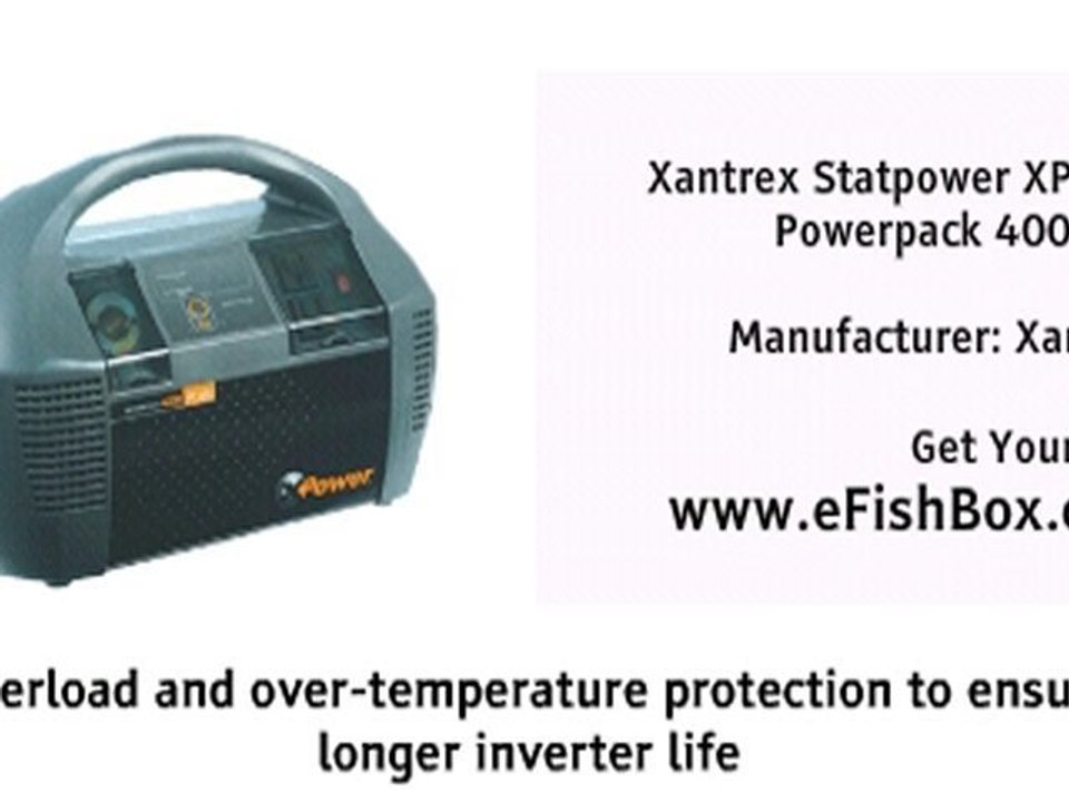 Xantrex Statpower XPower Powerpack 400 Plus video Dailymotion