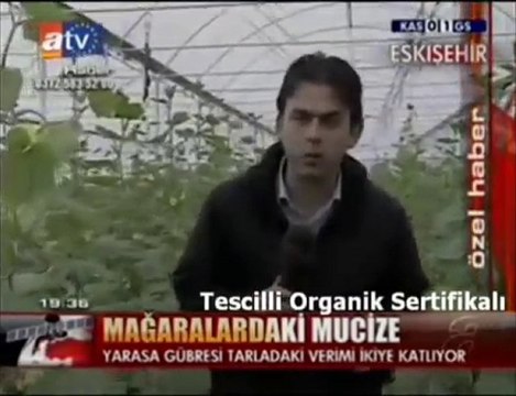TURKUVAZ ORGANİK GÜBRE AŞ. Yarasa Gübresi ATV HABERDE