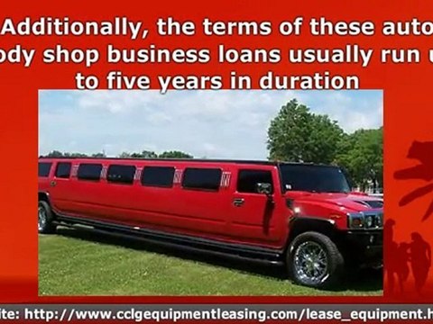 Auto Body Shop Used Equipment Commercial Business Financing