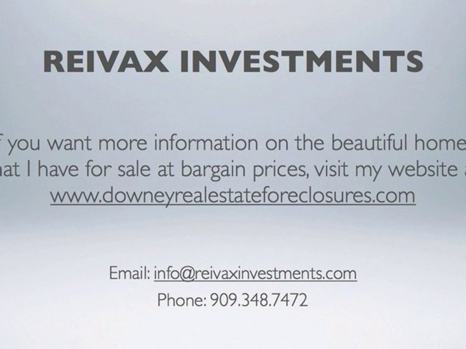 Bargain properties in Downey California