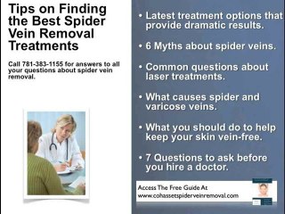 Cohasset Spider Vein Removal Treatments, Free Consumer Guid