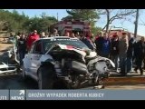 Terrible crash de kubica sur un rally en italie
