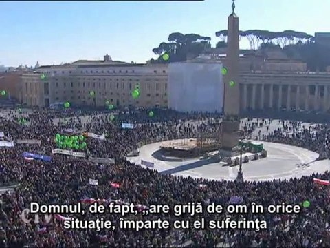Papa: Fiţi „sarea pământului” şi „lumina lumii”