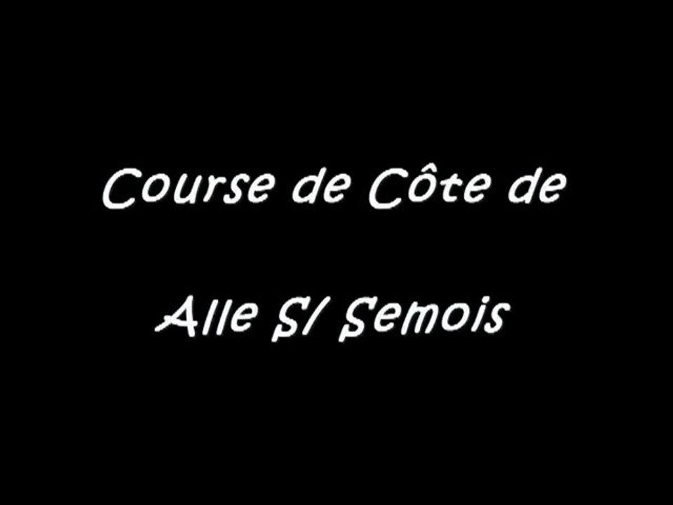 Course de côte de alle sur Semois 2010
