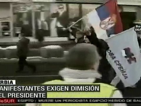Protestas antigubernamentales en Serbia