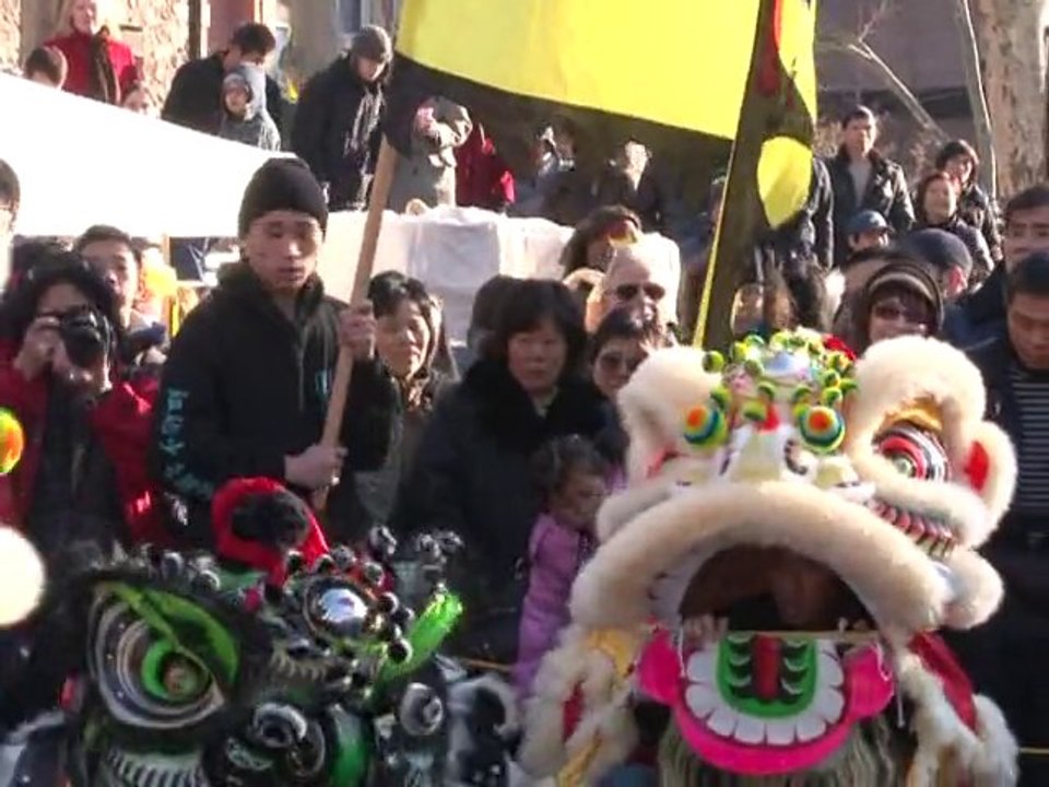 New York: défilé pour le Nouvel An chinois, l’ère du Lapin