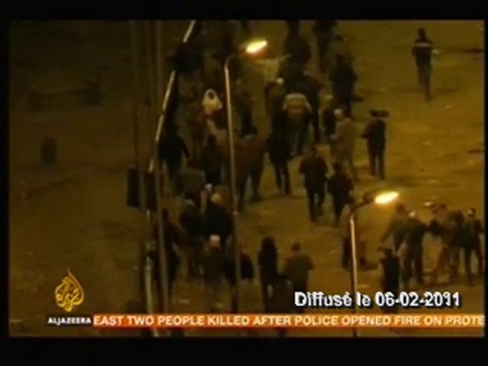 EGYPTE  - protestataires tirés comme des lapins