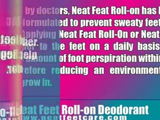 Excessive Foot Perspiration - Neat Feet Roll-on Deodorant