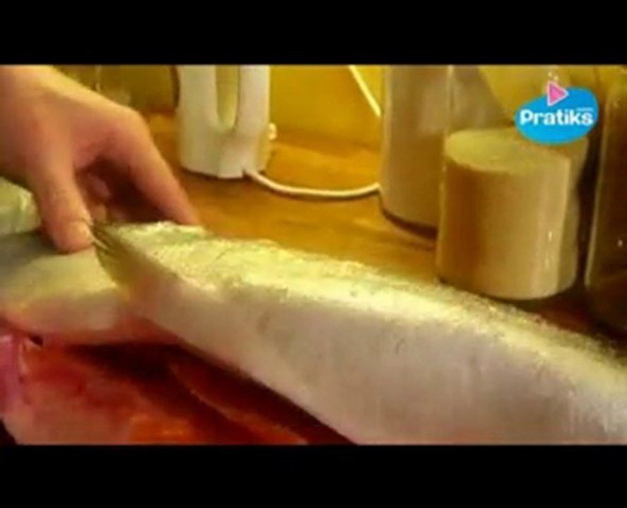 Comment découper un saumon entier - PARTIE 1/2