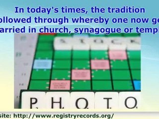 Marriage Records Are Not Readily Available for Marriages Tha