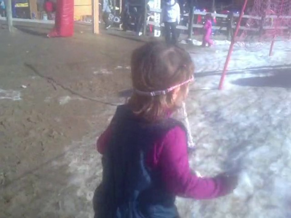 Février 2011 - Beille, descente en luge Lulu et Mumu