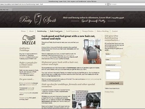 Hair cuts and beauty therapy salon Petone