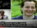 Piedad Córdoba partió a Brasil para revisar helicópteros