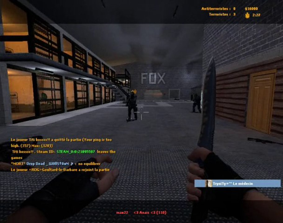 (thegamer) joue a counter strike source