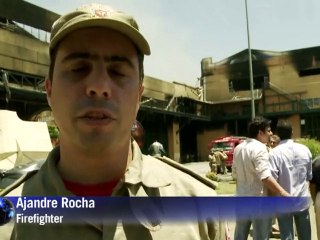 Rio samba schoolers in tears over Carnival workshop fire