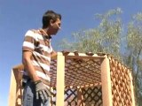 How to Build a Gazebo - 18.Installing Gazebo Roof Lattice 2