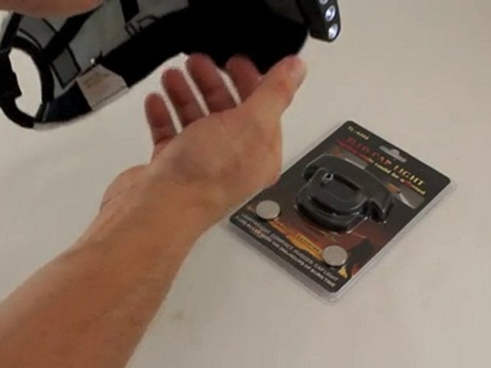 Snap on LED cap light