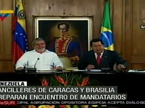 Cancilleres de Caracas y Brasilia preparan encuentro de mandatarios