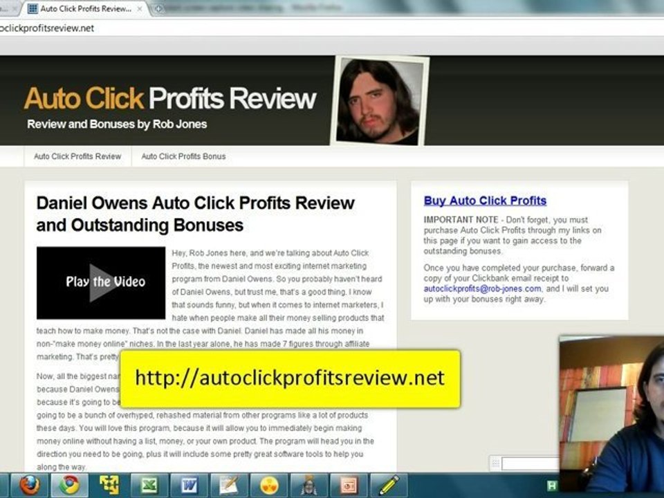 Auto Click Profits -Honestly, Who is Daniel Owens?