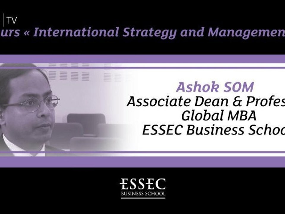 Global MBA course: International Strategy and Management