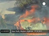 Australian bushfires destroy homes - no comment