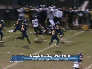 Joseph Beasley #34 RB/LB BEDFORD HIGH OHIO