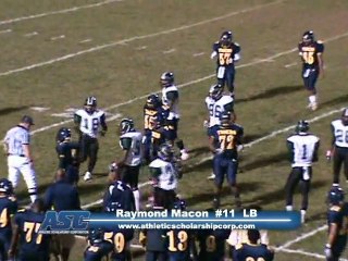 Raymond Macon #11 LB/FB BEDFORD HIGH FOOTBALL