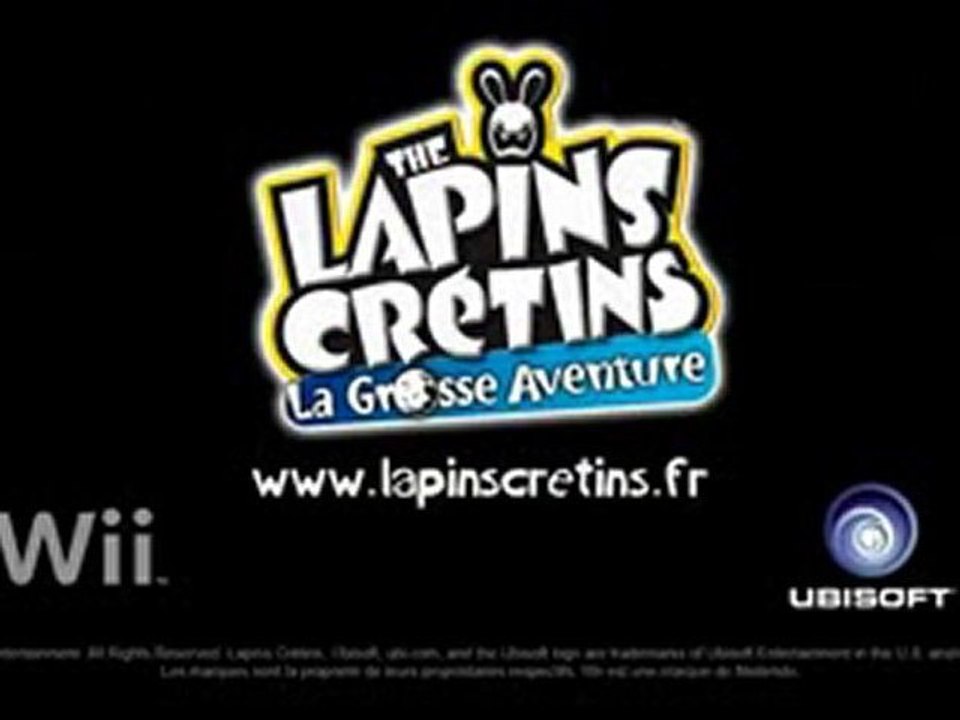 Le premier Lapin Crétin sur la Lune