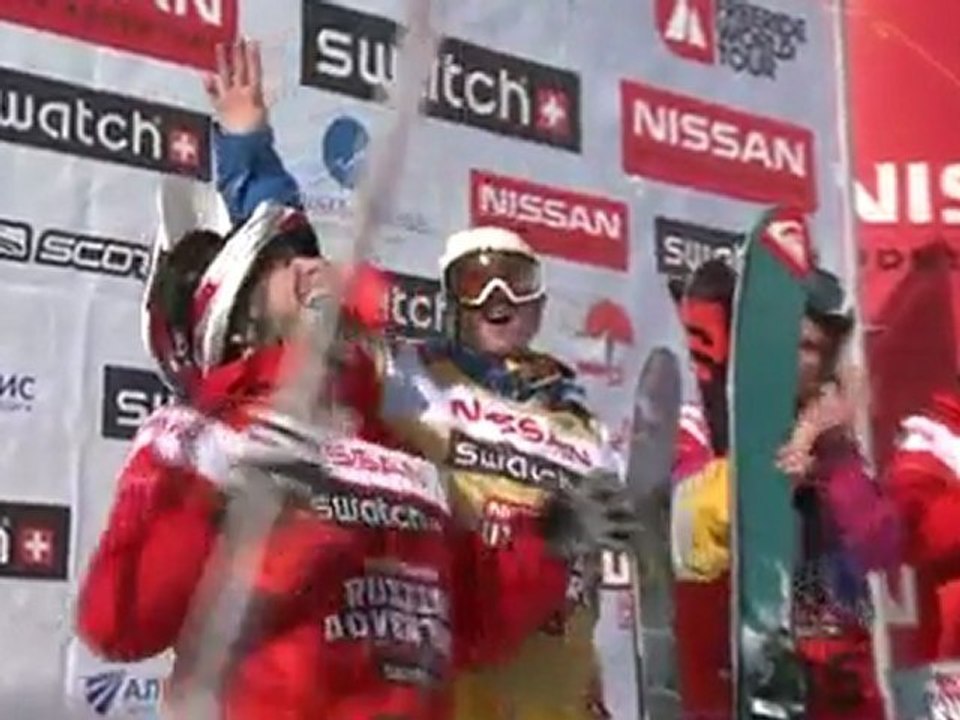 Julien Lopez 1st Place Run Freeride World Tour 2010 Sochi