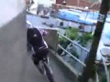 Downhill MTB bike race in Brazilian slum, Red Bull Desafio no Morro