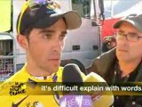 Stage 15 - Contador interview - Tour de France 2009