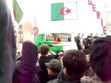 Manifestation Solidarité Algérie - Paris 12 février 2011 -