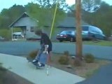 Handicapped Skateboarder