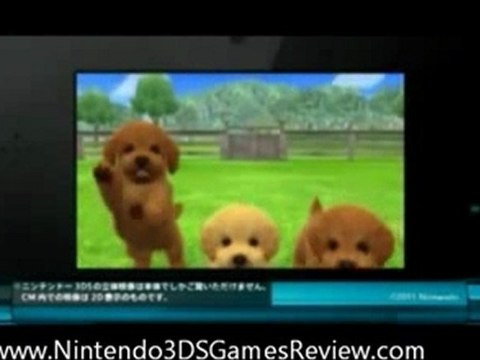 Nintendo 3DS Adverts - AR Games and Nintendogs Gameplay