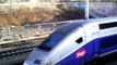trains ter et  trains TGV et trains fret à Lyon le  8/02/11