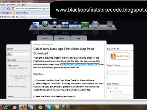 Get Call of Duty Black Ops First Strike Map Pack DLC Code