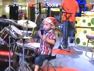 3 Year Old Drummer Howard Wong - Tiz1All