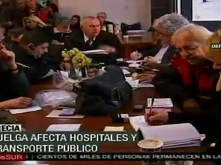 Huelga en Grecia afecta hospitales y transporte público