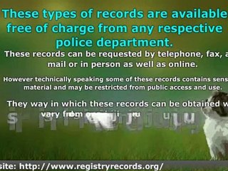 Police Records Are Readily Available to the Public Online