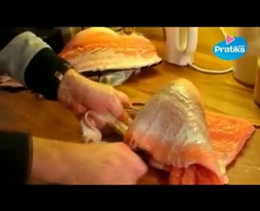 comment découper un saumon entier - PARTIE 2/2