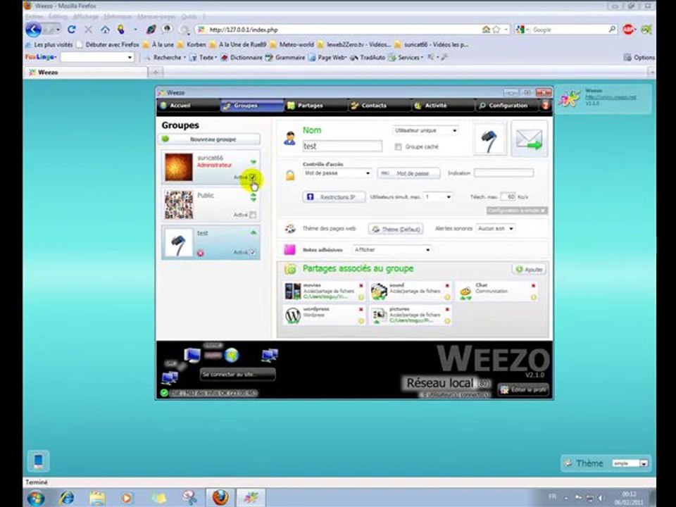 weezo & windows seven 64 bits partie 2