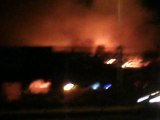 Incendie MCDO a mont de marsan le 08/02/2011