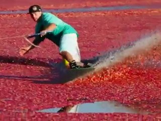 Wakeboarding - Red Bull Winch Sessions in  a cranberry bog