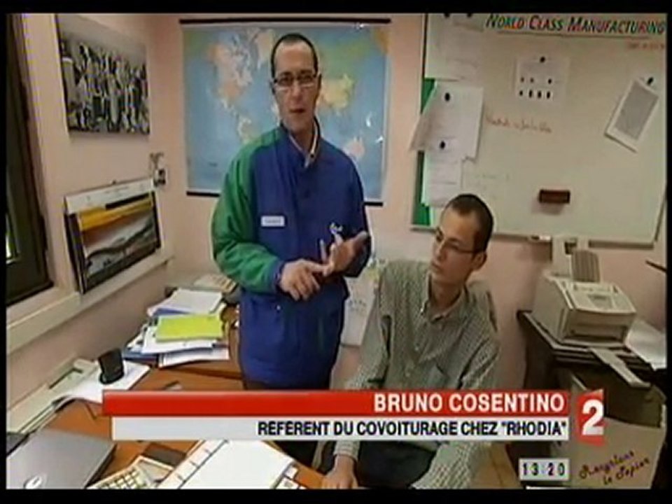 Covoiturage Grand Lyon, JT France2,  juin 2010, La Roue Verte