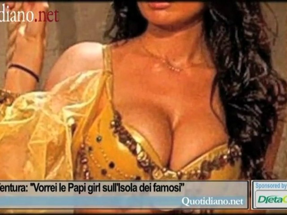 Simona Ventura: ''Vorrei le Papi girl sull'Isola dei famosi''