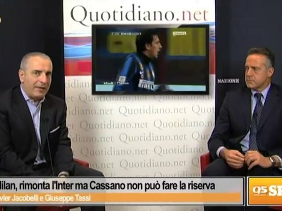 Frenata Milan, rimonta l'Inter ma Cassano non può fare la riserva